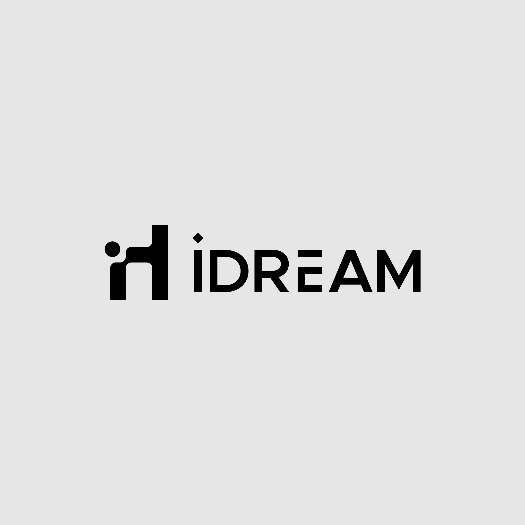 idream Logo - Complete brand logo on light background