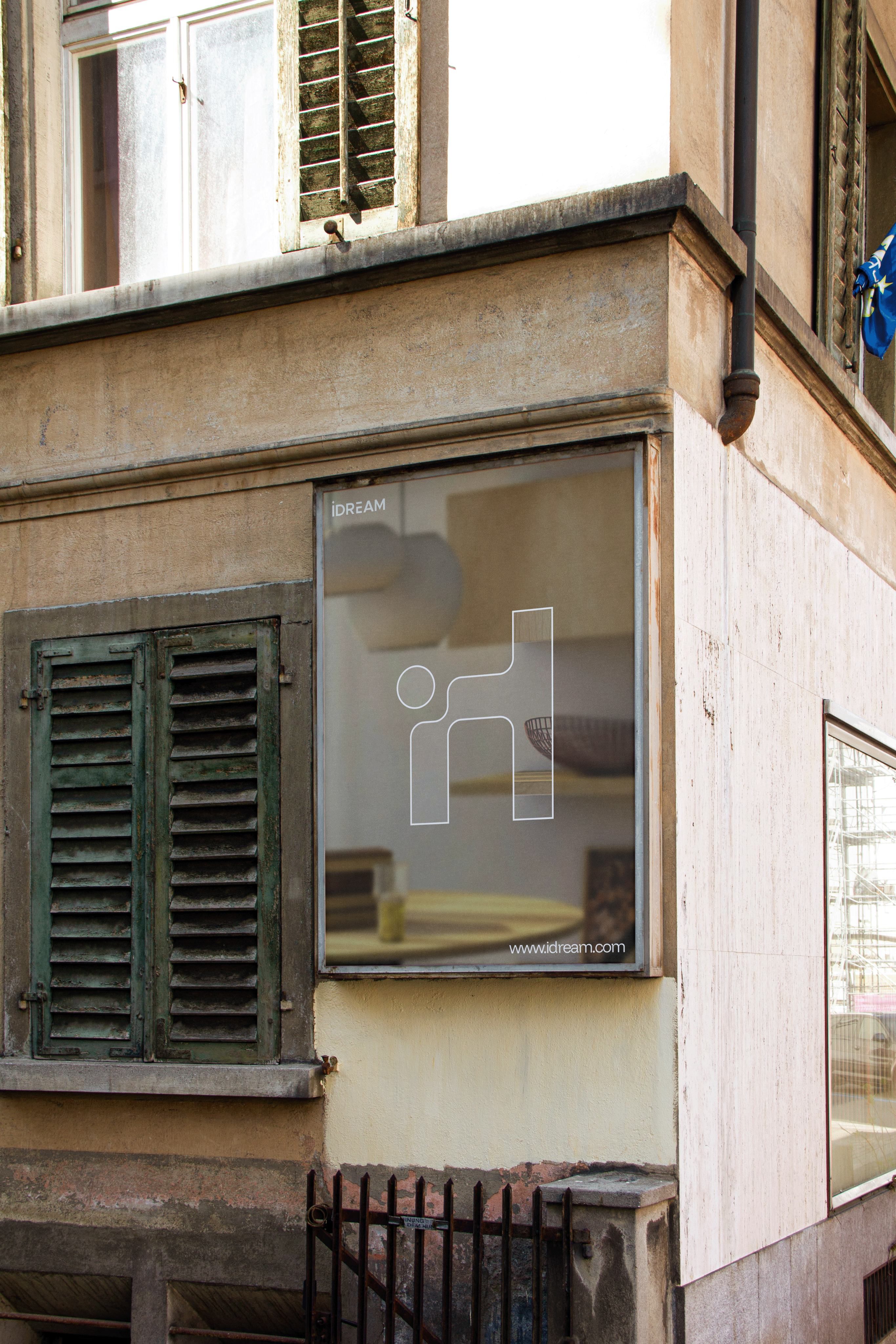 idream Storefront - Brand application on retail window